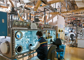 Design a laboratory in a nuclear environment